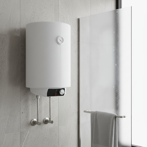 Chauffe-eau électrique portable mural silencieux à chauffage rapide et économe en énergie, style baril <span class=keywords><strong>plat</strong></span>, <span class=keywords><strong>80L</strong></span>/100L, avec affichage numérique - Product Image 3