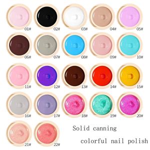 22 Farben Japanischer Solid Cream Gel Nagellack 5g Painting Pudding Gel Nail Art Semi permanenter Lack Maniküre Zeichnung UV Gel - Product Image 2