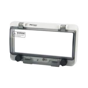 Outdoor Waterproof <b>Plastic</b> Transparent Protective Window Cover IP67 Rating For Electrical Box Observation And Button Protection - Product Image 1