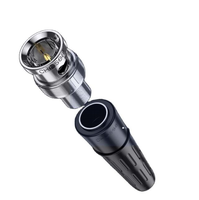Câble vidéo haute définition en fibre optique 12G 75 BNC mâle-mâle avec gaine en PVC et connecteur à sertir pour applications SDI
