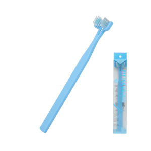 Double <b>Head</b> Plastic <b>Toothbrush</b> for Pet Oral Cleaning Supplies - Product Image 3