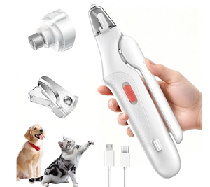 <span class=keywords><strong>Coupe</strong></span>-ongles 2-en-1 pour chiens et chats 2026 – Tondeuse rapide pour griffes de chiens et chats de grande, moyenne et petite taille avec capteur - Product Image 1