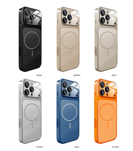 Factory AG Panel trasero de vidrio mate Caja de teléfono de PC magnética con cubierta protectora de película de lente para <span class=keywords><strong>iPhone</strong></span> 17 16 15 14 <span class=keywords><strong>Pro</strong></span> <span class=keywords><strong>Max</strong></span> - Product Image 6