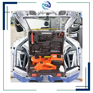 12v 5 טון חשמל ריצוף שקע גבוה מעלית עומד תיקון רכב נייד עם מפתח ברגים השפעה - Product Image 3