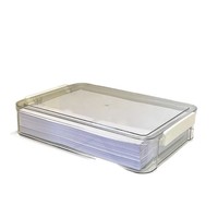 Offre Spéciale : Boîtes de Rangement Transparentes 18L de Haute Qualité avec Couvercle en Plastique pour Documents et Certificats – Idéales pour l'École et la Maison