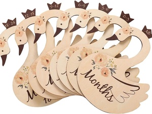 Décoration murale en <span class=keywords><strong>bois</strong></span> <span class=keywords><strong>de</strong></span> buis pour nouveau-né, séparateur arc-en-ciel, porte-cartes <span class=keywords><strong>de</strong></span> développement <span class=keywords><strong>de</strong></span> 3 mm pour la fête <span class=keywords><strong>de</strong></span> Pâques du bébé, plaque <span class=keywords><strong>de</strong></span> remise <span class=keywords><strong>de</strong></span> diplôme - Product Image 2