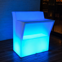 Barre LED de comptoir de 110 cm rechargeable avec télécommande, 16 couleurs, pour hôtel, pub, vente en gros, batterie intégrée