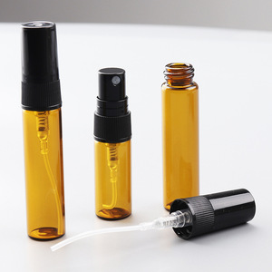 Mini rõ ràng chai nước hoa thủy tinh <span class=keywords><strong>2ml</strong></span> 3ml 5ml 10ml xi lanh nhỏ Chai xịt rỗng cho sữa rửa mặt mặt Kem mắt thả - Product Image 2