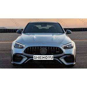 Pare-chocs de voiture pour <span class=keywords><strong>Mercedes</strong></span> Benz classe C W206 <span class=keywords><strong>2023</strong></span> année à <span class=keywords><strong>C63</strong></span> AMG modèles de carrosserie automobile comprennent un ensemble de pare-chocs avant avec grille - Product Image 5