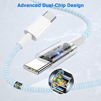 Câble de données de type C, chargeur USB C vers C, câble de 1 m/2 m/3 m, 60 W PD, charge rapide, câble de chargeur de type C vers C