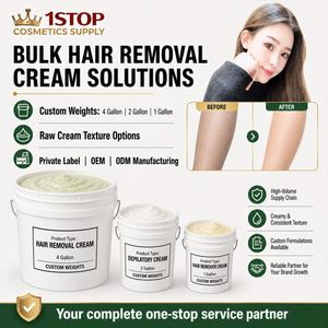 Crème dépilatoire permanente indolore pour hommes et femmes, pour tout le corps, avec ingrédients chimiques, marque blanche - Product Image 2