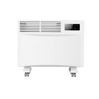Vente chaude 500/1000/2000W Convecteur électrique avec roues, autoportant/mural chauffage d'espace