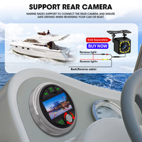 Récepteur multimédia marin GRANDnavi, écran LCD IPS 3 pouces, lecteur MP5, étanche IPX5, autoradio marin, radio stéréo, audio BT, FM, AM, USB