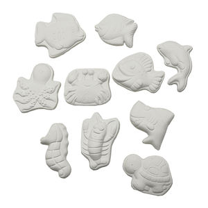 Elsas-figuras de <span class=keywords><strong>animales</strong></span> de <span class=keywords><strong>mar</strong></span> <span class=keywords><strong>para</strong></span> <span class=keywords><strong>colorear</strong></span>, yeso artesanal, Colores acrílicos, dibujo educativo, autopintura, juguetes <span class=keywords><strong>para</strong></span> niños - Product Image 5