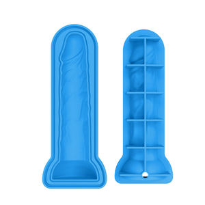 Nuevo Molde de Hielo con Forma de Pene Personalizado, Bandeja de Hielo para Adultos, Molde de Hielo de Silicona de Grado Alimenticio para Accesorios de Fiesta - Product Image 5