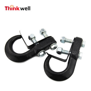 Gancho de Remolque Thinkwell de 10000 Libras, Acero Forjado, Negro, Accesorio para Remolque de Vehículos Todoterreno - Product Image 1