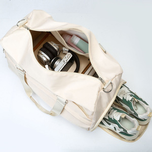 Bolsa <span class=keywords><strong>de</strong></span> Viaje <span class=keywords><strong>de</strong></span> <span class=keywords><strong>Fin</strong></span> <span class=keywords><strong>de</strong></span> <span class=keywords><strong>Semana</strong></span> con Logotipo Personalizado, Ligera, con Compartimento para Zapatos Secos y Mojados, para Gimnasio, Deportes y Fitness - Product Image 4