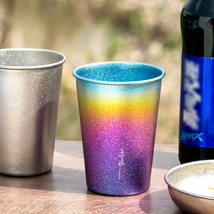 Vaso de Agua de Titanio Puro Ecológico de Gran Capacidad - Capa Única 350ml - Product Image 2