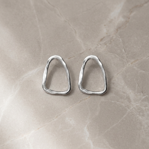 Orecchini a Cerchio Texturizzati - Product Image 3