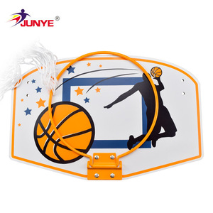 Tablero de baloncesto Junye para montar en la pared con red y gancho para juego en interiores y almacenamiento de ropa, rectangular blanco de 45.5X4X31 cm - Product Image 1