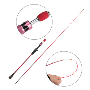 Coréen <span class=keywords><strong>leurre</strong></span> de calmar pôle ultraléger calmar <span class=keywords><strong>Canne</strong></span> carbone gabarit de calmar tige avec tige en alliage de titane pointe - Product Image 1