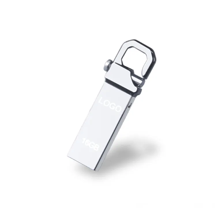 Custom Logo Diy Engraving Usb 2.0/Usb 3.0 Mini Metal Usb Flash Drive 32Gb For Elastic Keychain Memory