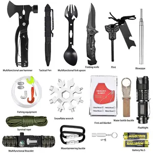 Multifunctional Emergency Tools For Survival Gear Kit Camping Equipment Disaster Relief