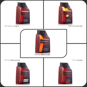 Fanali Posteriori LED Dinamici Vland per <span class=keywords><strong>Volkswagen</strong></span> <span class=keywords><strong>T5</strong></span> (2010-2014) - Stile Moderno e Visibilità Migliorata - Product Image 3