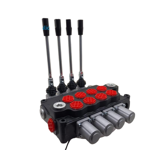วาล์วควบคุมทิศทางแบบแมนนวลสองทาง P120 Hydraulic Distributor รุ่น 4P120-1-A1A1A1A1-G-KZ1 แบบโมโนบล็อก อัตราการไหล 120 ลิตร/นาที แรงดันสูงสุด 300 บาร์ - Product Image 4