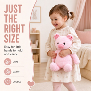 Peluche Pasquale Relax Buddies, Morbido come <span class=keywords><strong>Visone</strong></span>, Naturale e Resistente alla Deformazione, Coniglio Maiale Anatra, Regalo di Pasqua per Bambini - Product Image 3