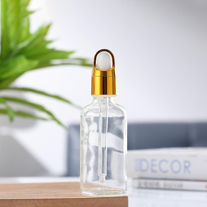 Vente d'usine – Flacon compte-gouttes de luxe en verre transparent/dépoli, anti-fuite, pour huile cosmétique, 5 ml, 20 ml, 50 ml, 100 ml - Product Image 4