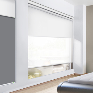 Double Layer Day Night Automatic WIFI Electric Smart Motorized Zebra Roller Blackout Shades <strong>Blinds</strong> <strong>for</strong> <strong>Window</strong> - Product Image 5