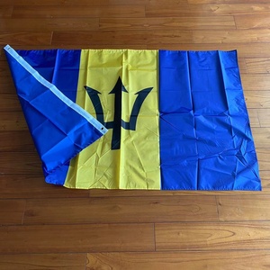 Precio barato <span class=keywords><strong>Bandera</strong></span> de <span class=keywords><strong>Barbados</strong></span> 3 'x 5' Banderas de <span class=keywords><strong>Barbados</strong></span> 90X150 cm Banner 3x5 pies - Product Image 4