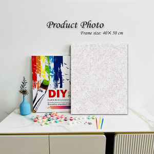 Abrazo del Deseo, Kit de Arte de Pintura por Números, Impresión Digital, Lienzo Portátil Rectangular, Tema DIY, Set de Pintura - Product Image 2