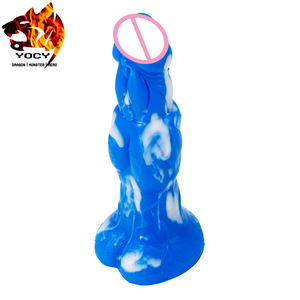 YOCY Gigantische realistische Silikon Erotik Anal Plug Alien Tier Wolf Knoten Penis Dildos mit Saugnapf für Frauen - Product Image 2
