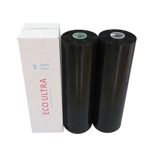 Manufactory direct black shrink 750 mm wide wrap film biodegradable pe plastic silage foil