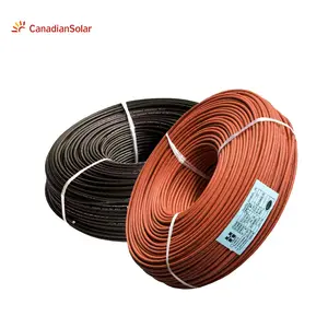 CanadianSolar Professional Manufacture Wholesale PV1-F 1000V PV 4MM Square Solar Cable DC Cable popular Solar cable