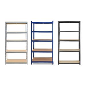 קל להרכיב mdf לוח המוסך מדפים ברזל מדף 5 שכבות מחסן מדף מחסן שכבה - Product Image 4