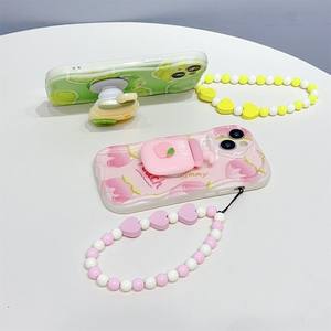 <span class=keywords><strong>Coque</strong></span> de Téléphone en TPU avec Lanière Chaîne pour <span class=keywords><strong>iPhone</strong></span> 16 Pro Max 15 14 13 12 <span class=keywords><strong>11</strong></span> XS XR, Motif <span class=keywords><strong>Citron</strong></span> Nectarina, Souple et Anti-Chocs - Product Image 2