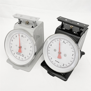 Veidt Weigh 10kg Kitchen <b>Mechanical</b> Dial <b>Scale</b> Household Spring Iron Metal Platform ZZSP-601-10kg Stainless Steel Tray a - Product Image 4