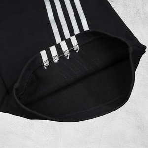 Pantalons de survêtement larges en coton lourd, nouvelle mode, pour hommes, imprimés personnalisés, délavés, avec bande latérale - Product Image 4