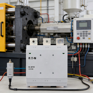 Contacteur DILM750/22(RA250), 3 pôles, 750A, 400 KW, 2 N/O, 2 NC, 110 - 250 V 50/60 Hz, AC/DC, pour équipement de machine-outil - Product Image 3
