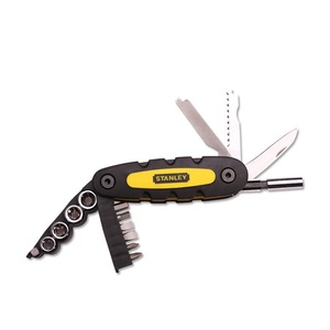 Herramienta de combinación portátil <span class=keywords><strong>Stanley</strong></span> 14 herramientas de acero funcionales en 1 6 cabezas de destornillador 4 mangas cuchillo Sierra archivo y abrebotellas - Product Image 3