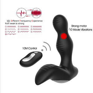 Caixa personalizada grátis - Vibrador Alibaba Massageador de próstata Máquina de choque elétrico sem fio Plugue anal - Product Image 4