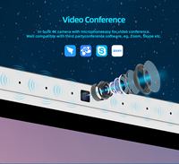 Pizarra Interactiva LED 4K de 94 Pulgadas, 20/40 Puntos Táctiles, Infrarroja, Antideslumbrante, Sistema Operativo Android+Windows, para Conferencias