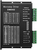 Carte de développement de contrôleur de moteur pas à pas numérique CNC Microstep DM542, 2 phases, 20-50V CC, max 4.2A, pour moteur pas à pas Nema 1723 34