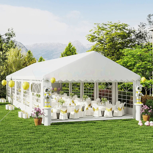 Tente de réception extérieure pour 10 500 personnes, structure en aluminium, robuste, grande tente de luxe blanche pour mariage, fête ou événement commercial. - Product Image 2