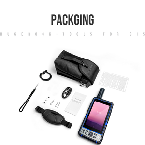 Hugerock G60F IP67 500 nit 9000mAh Trimble RTK BASE และ Rover GPS สำหรับการสำรวจที่ดินสแกนเนอร์ <span class=keywords><strong>Android</strong></span> - Product Image 5