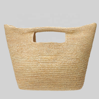 Sacs fourre-tout de luxe en raphia de Madagascar faits à la main, tendance 2026, pour femmes, sacs de plage de créateur, vente en gros en ligne