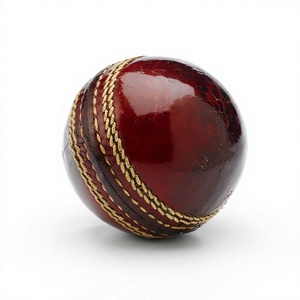 Balles de cricket personnalisées avec logo, cousues à la main, en cuir écologique, fermeture à boucle ambidextre, épaisseur 13-16 mm - Product Image 2